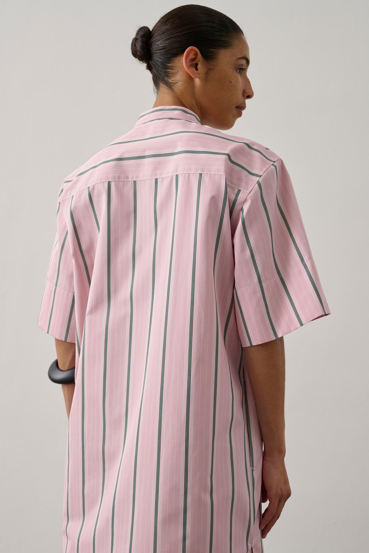 Robe Ilya - Rose/Gris - Coton - Femme vue 4