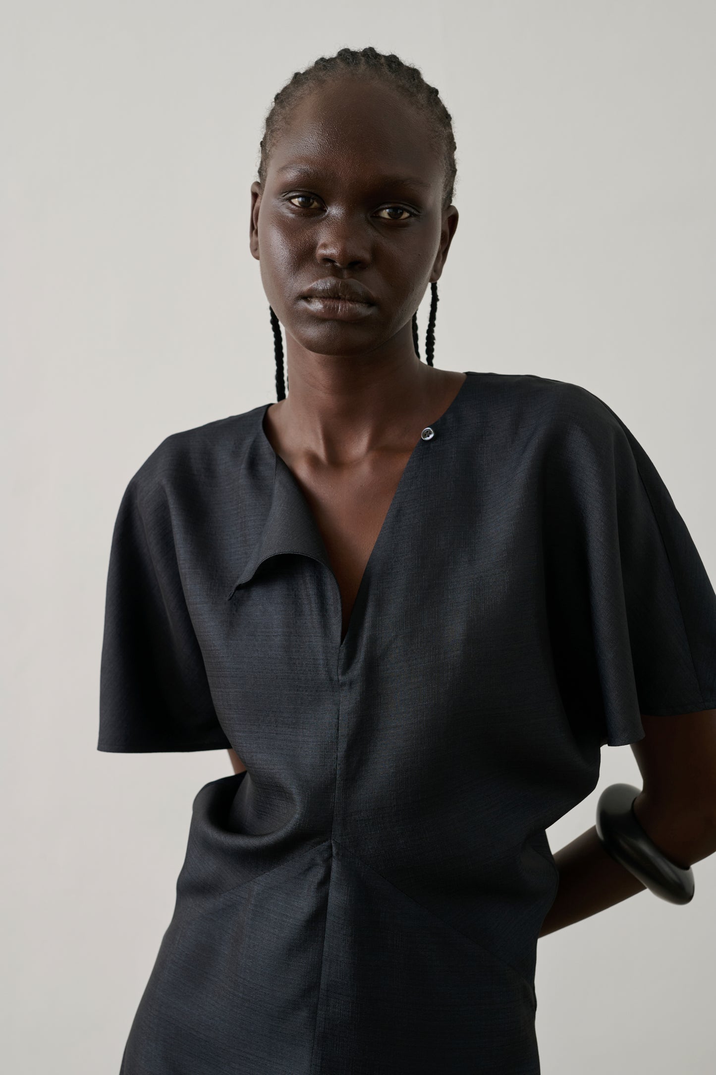 Robe Ella - Noir - Soie - Femme