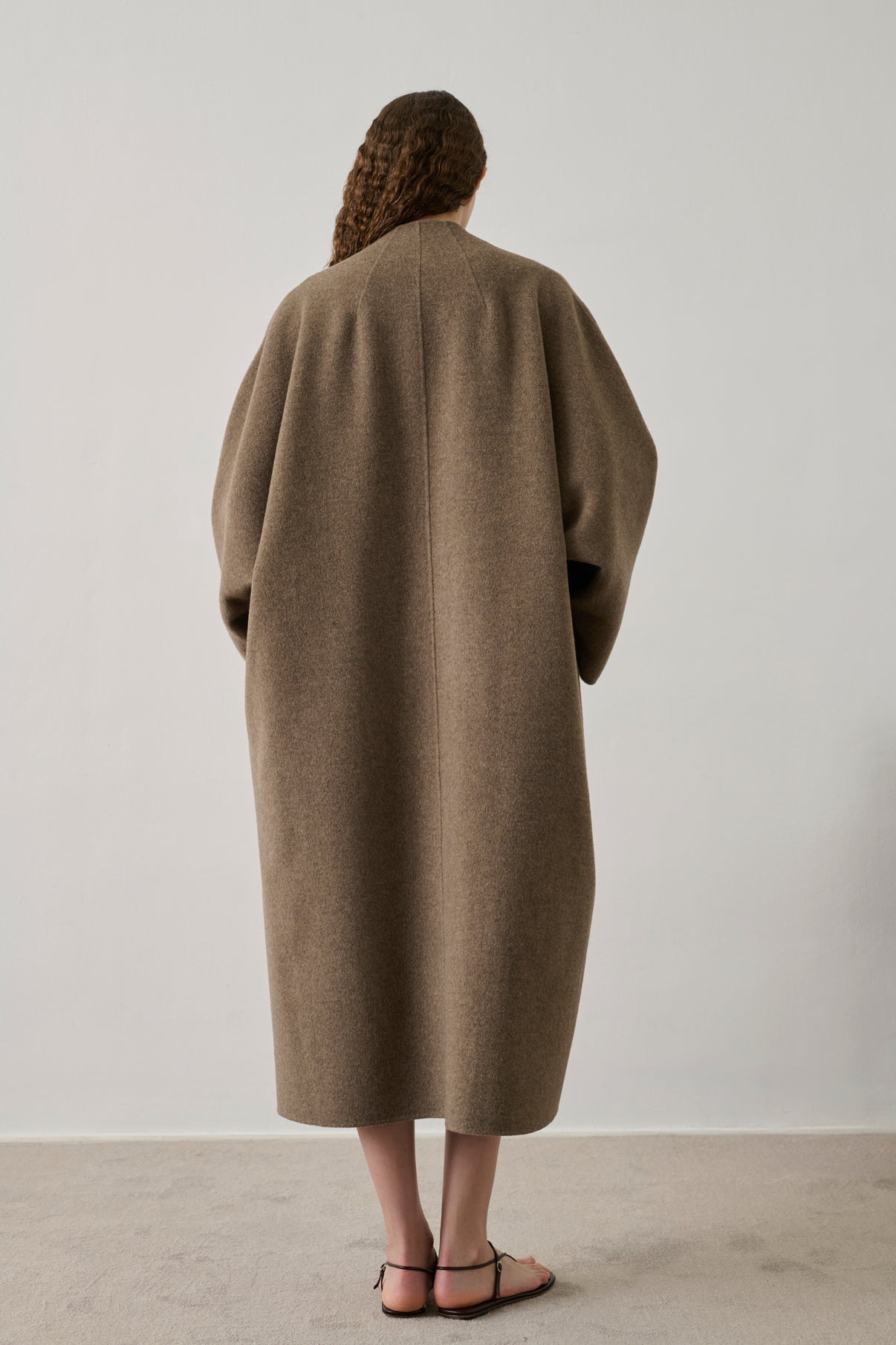 Manteau Harrow - Taupe - Double face - Femme vue 4