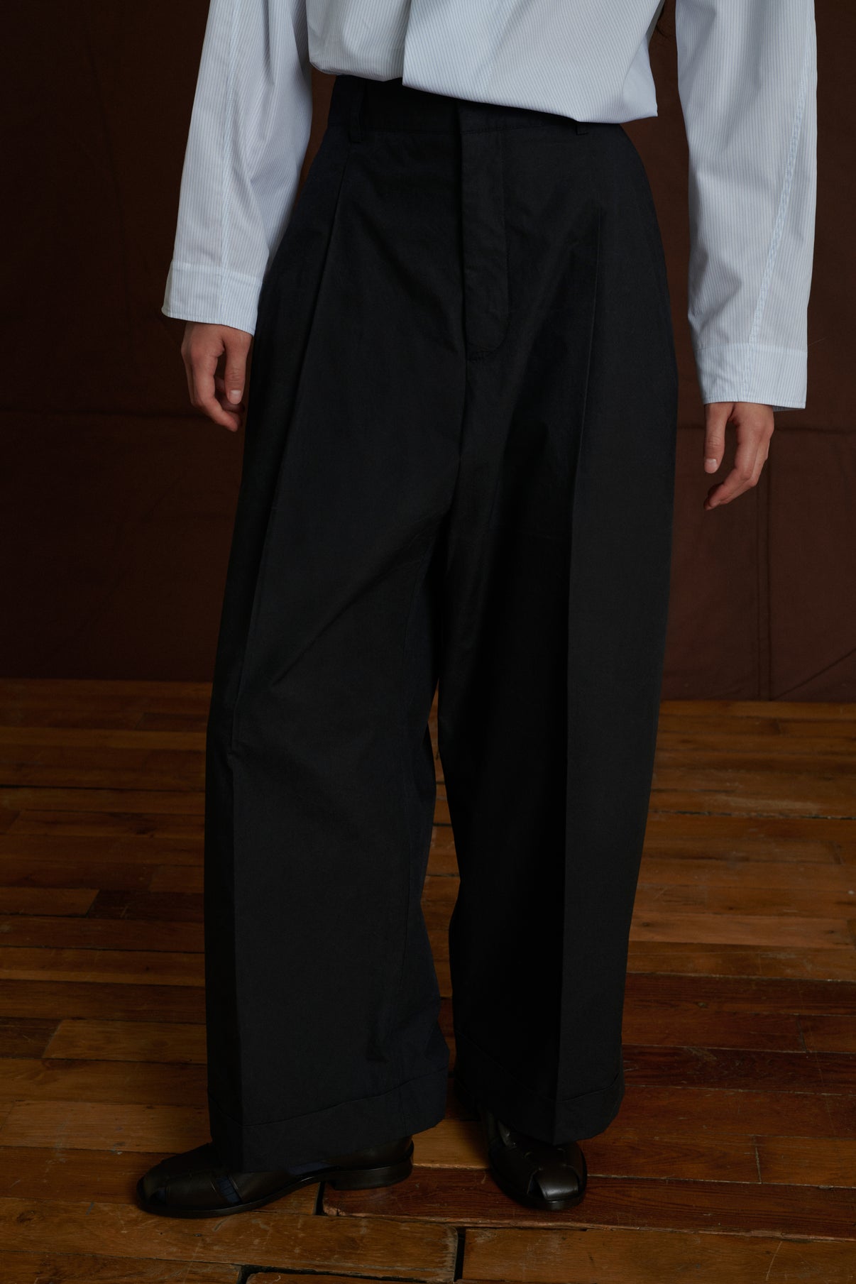 Pantalon Watson - Noir - Coton - Femme vue 5