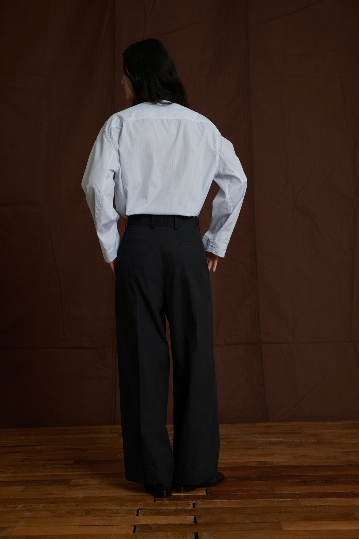 Pantalon Watson - Noir - Coton - Femme vue 3