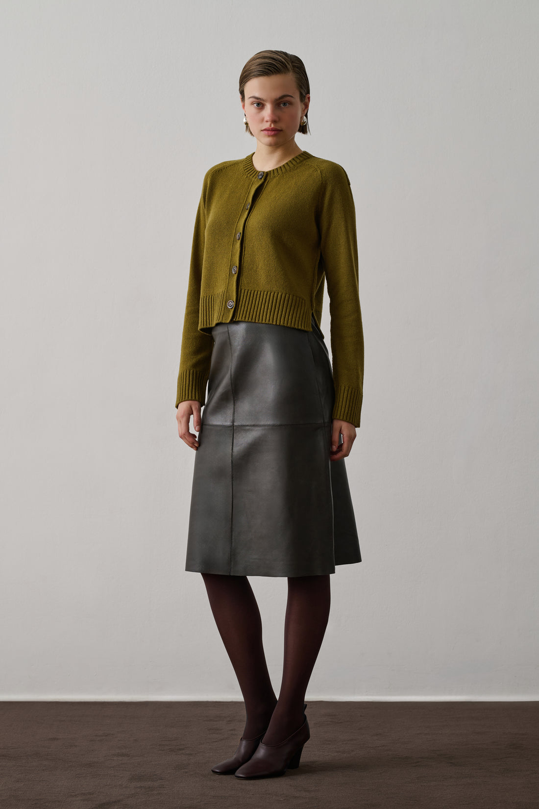 Cardigan Virginia - Bronze - Laine - Femme