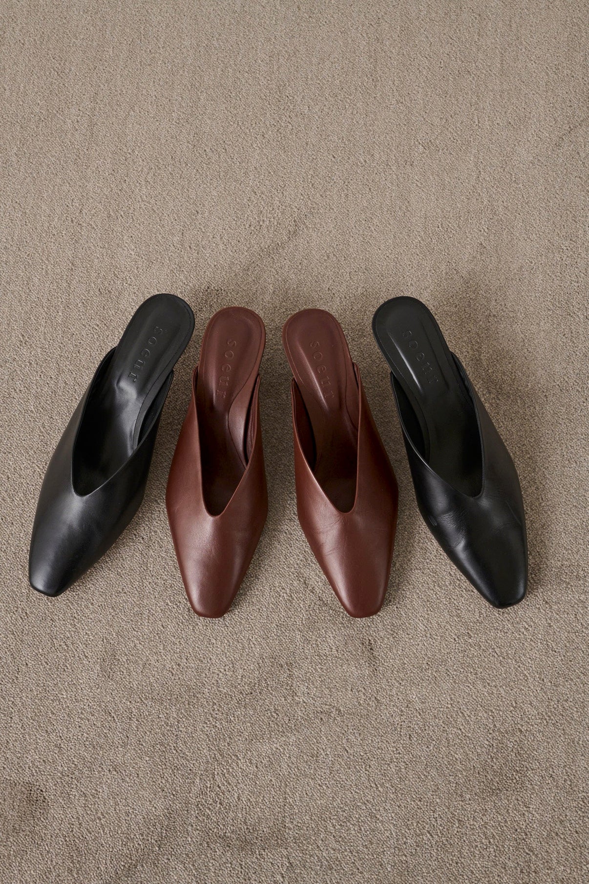 Mules Amalie - Marron - Cuir - Femme vue 7